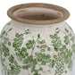 Verdant Whisper Ceramic Vase