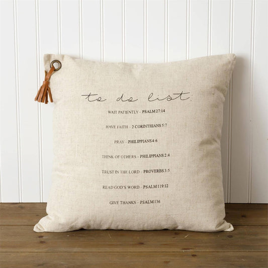 To Do List Throw Pillow