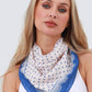 Printed Square Scarf 27.5" x 27.5"
