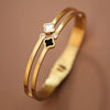 18K Gold PVD Plated Waterproof Stainless Steel Bangle