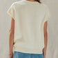 Lemon Graphic Knit Vest Citrus Top
