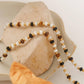 18K Gold Non-Tarnish Boho Beaded Necklace