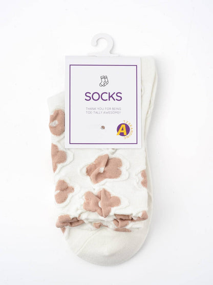 Embossed Women's Socks