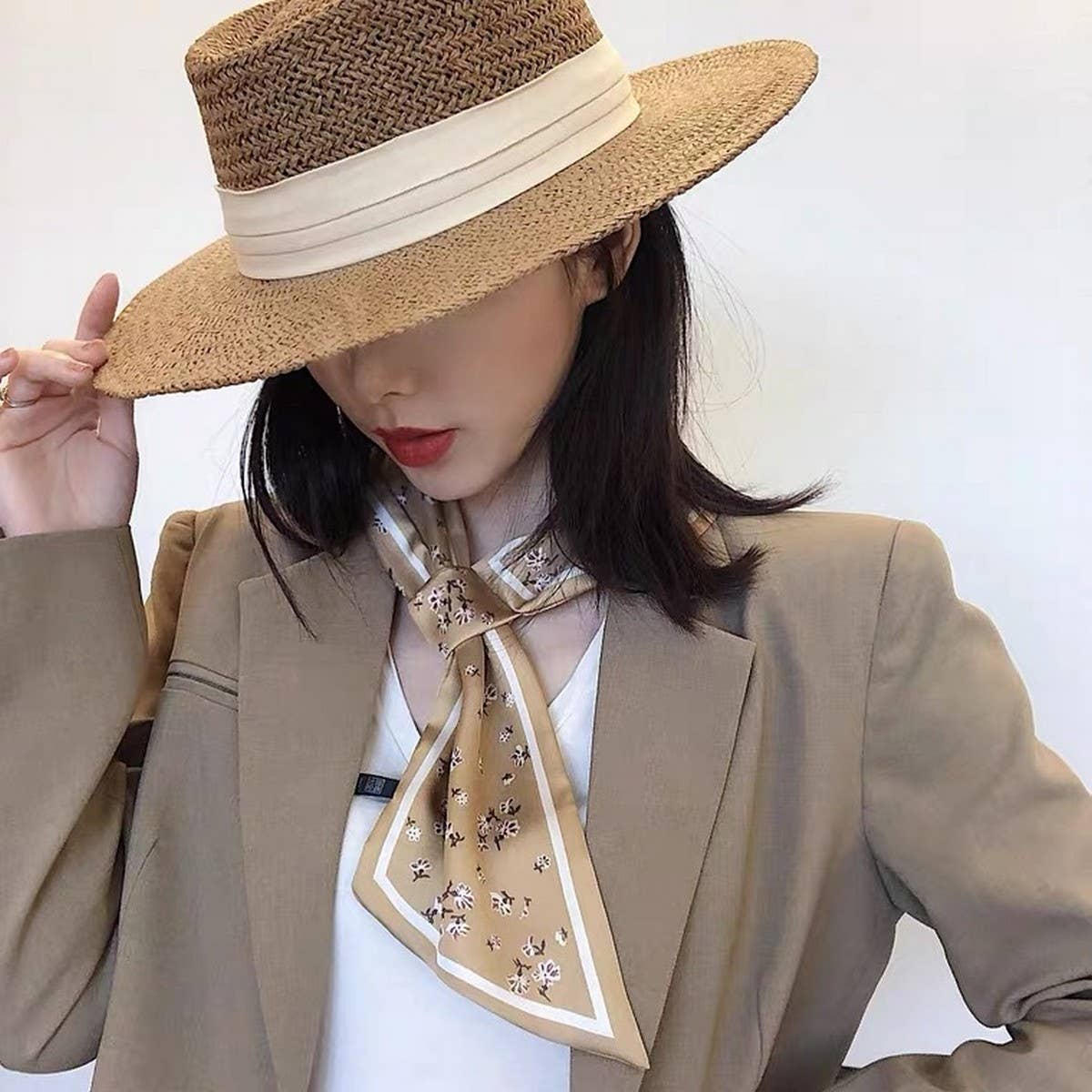 Sun Fedora Straw Hat