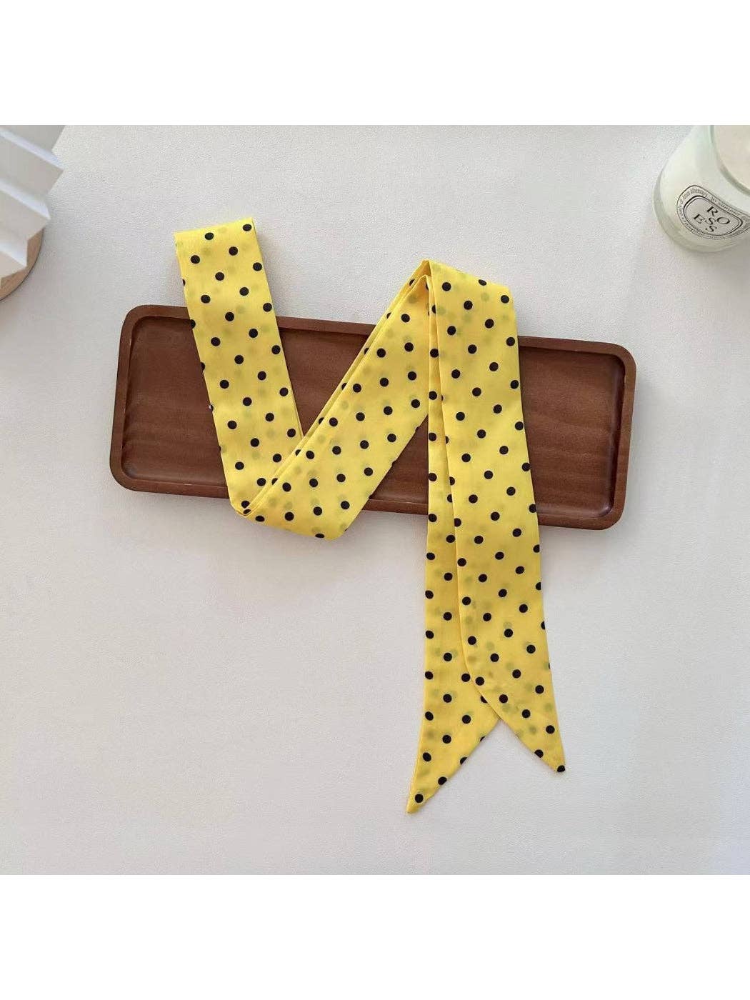 Polka Dot Skinny Scarf