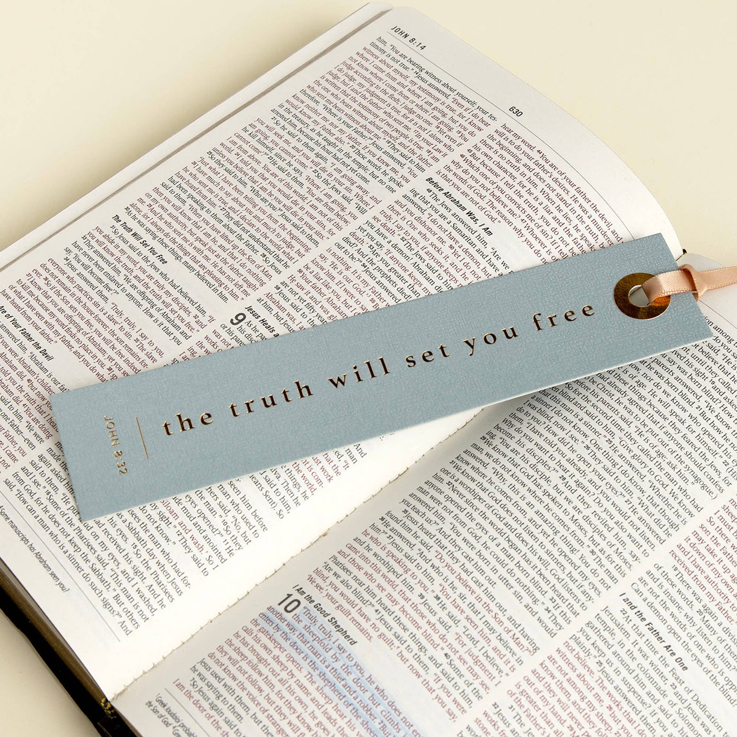 The Truth Will Set You Free Scripture Bookmark