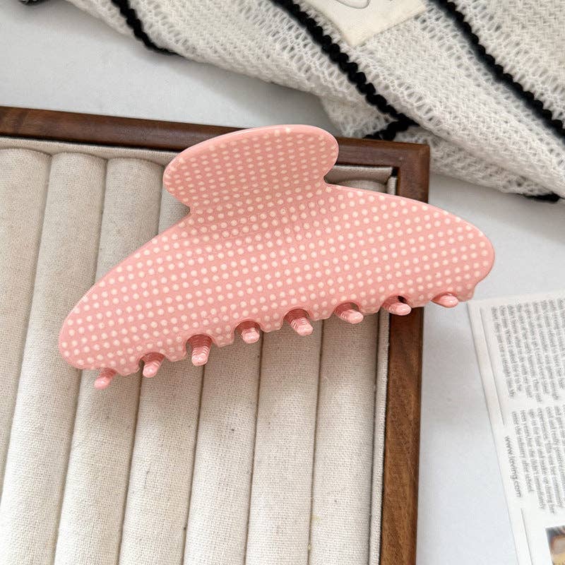 Sweet Polka Dots Acetate Hair Clip