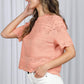 Cotton Crochet Casual Knitted Sweater