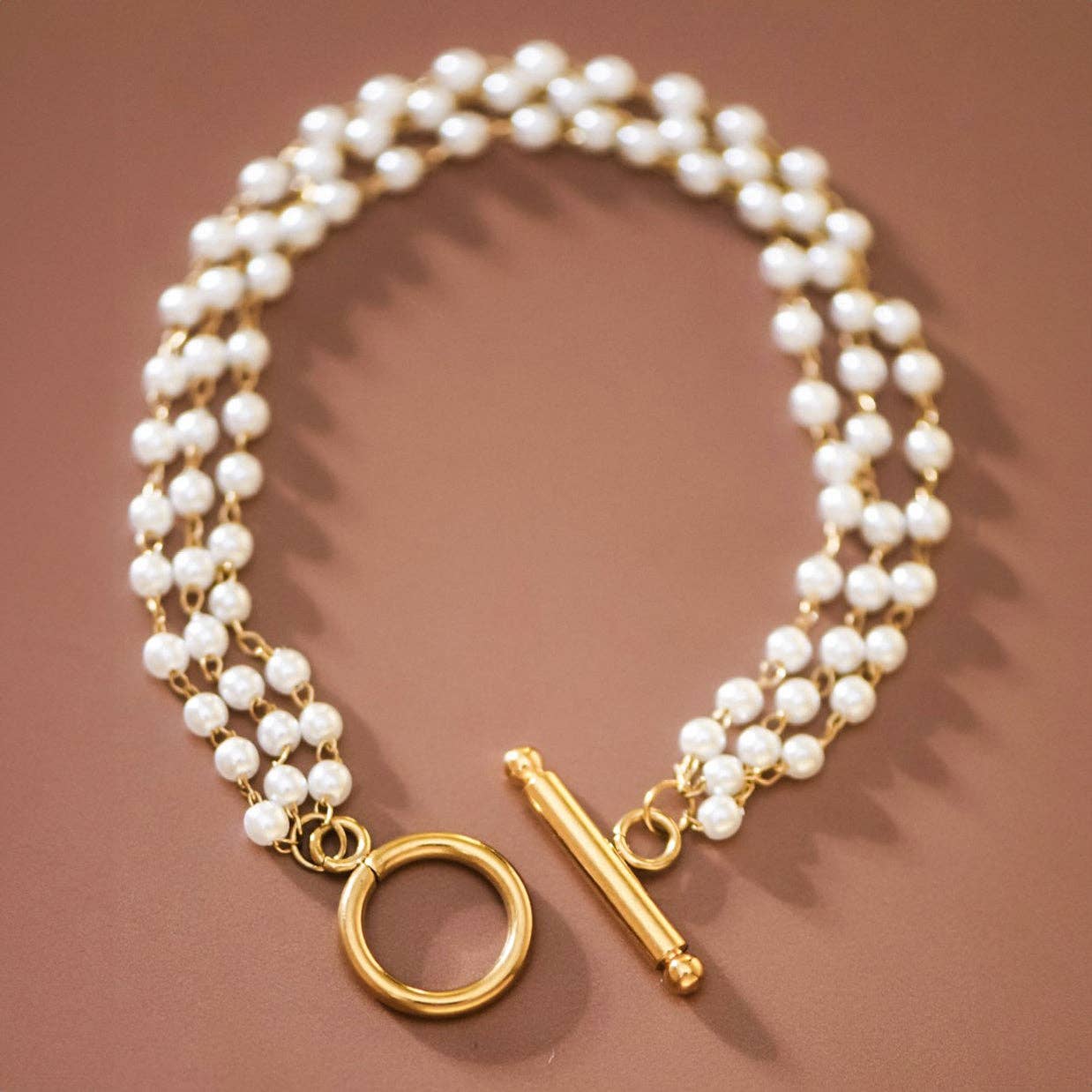 18K Gold Plated Waterproof Stainless Steel Chain Bracelet