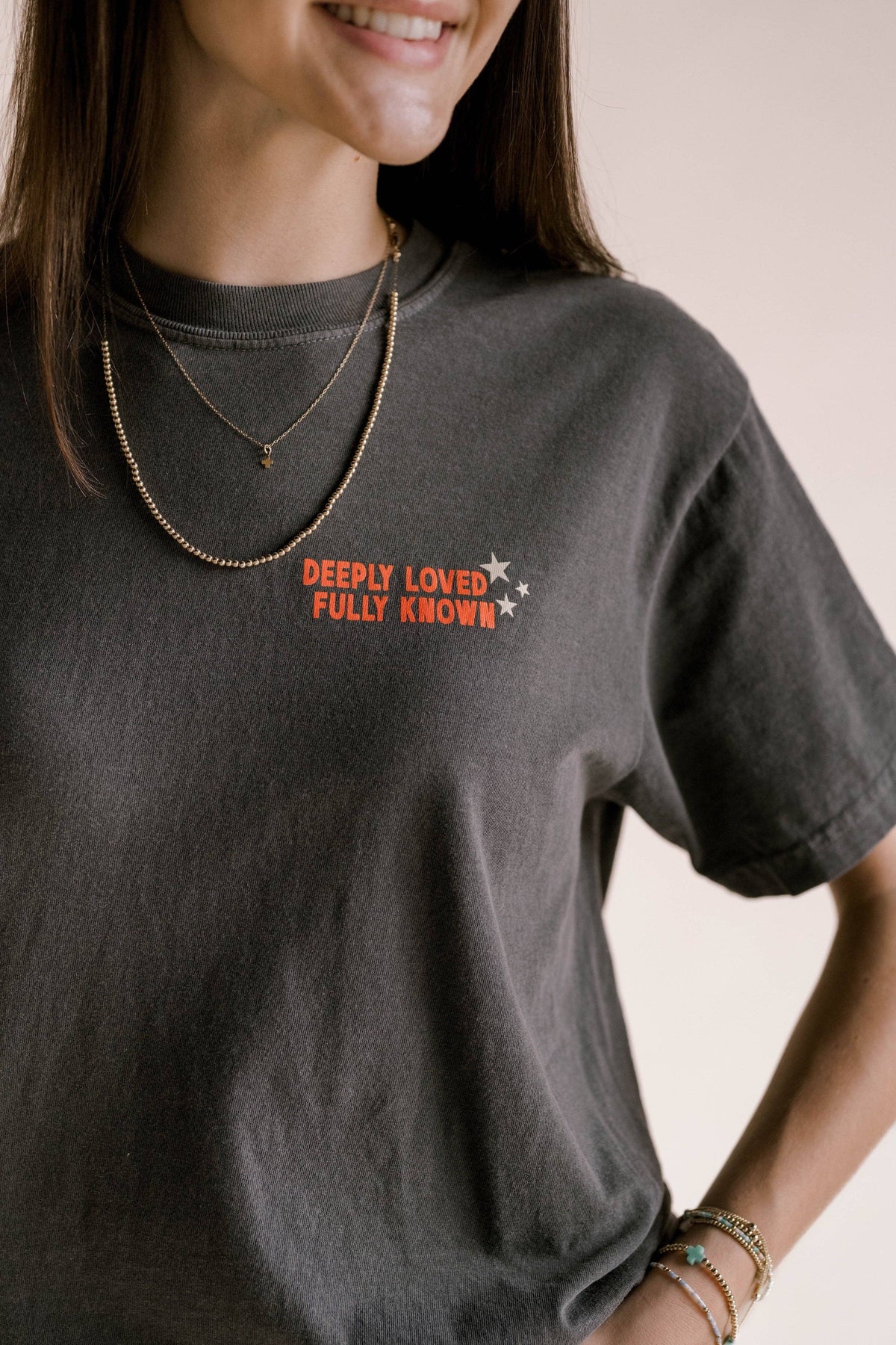 Fully Known Tee - Charcoal