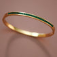 18K Gold Plated Waterproof Stainless Steel Bangle