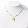 Shell Seed Bead Necklace