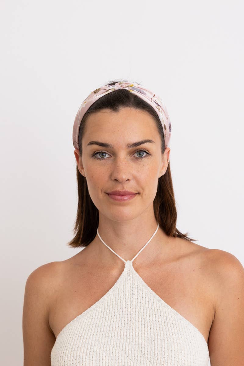 Secret Garden Satin Smooth Floral Headband