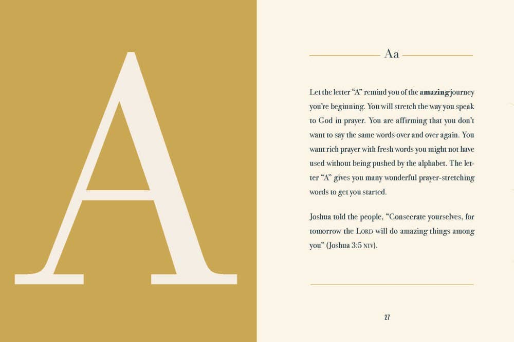 Praying the Alphabet : Connecting with God from A-to-Z