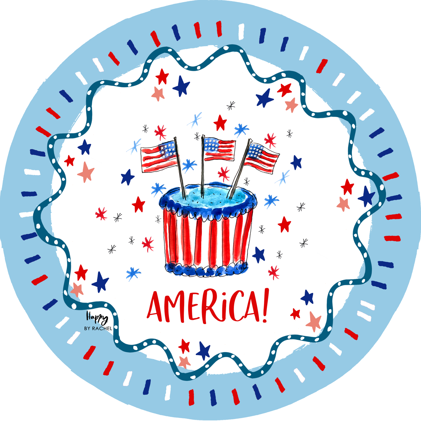 Celebrate America Plate (4)