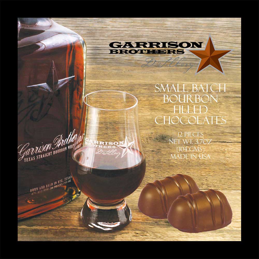 12pc Garrison Bourbon Liquor Chocolates
