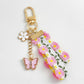 Small Fresh Cloth Daisy Butterfly Love Keychain