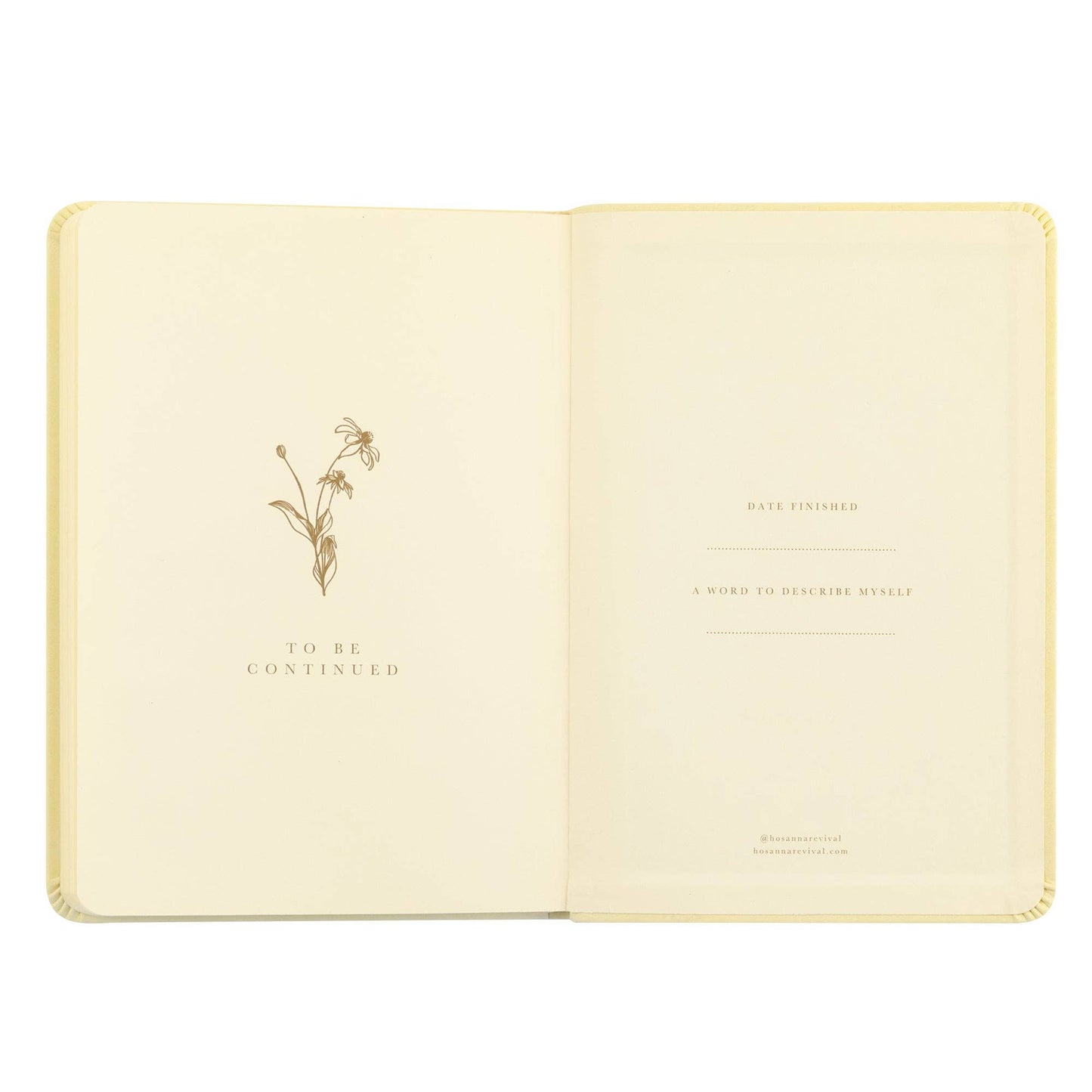 Belfast Yellow Hosanna Revival Notebook