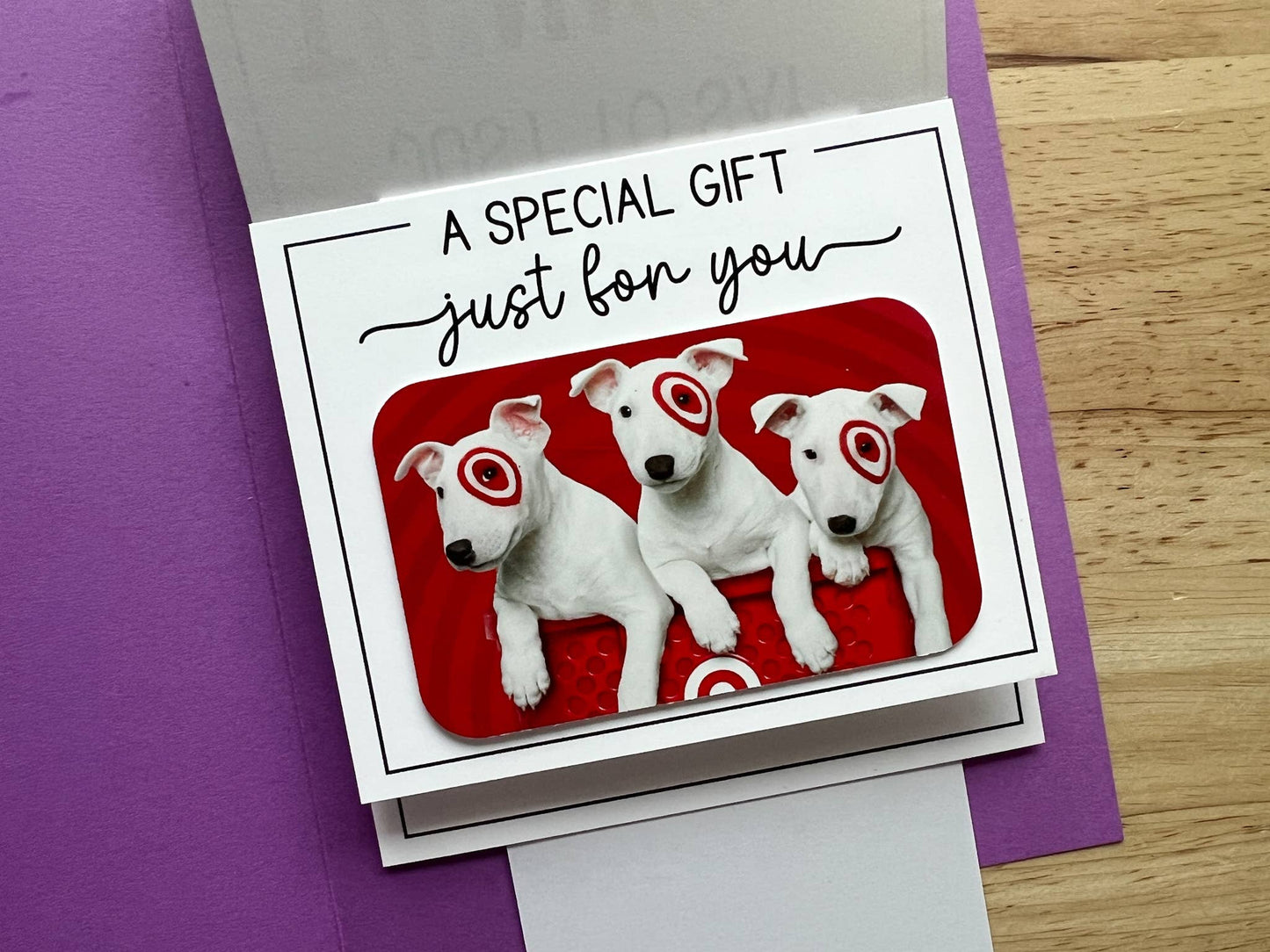 Teacher Appreciation Waterfall Single Gift Card Holder