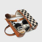 Box Checkered Handbag Crossbody Bag