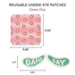Game Day Reusable Under-Eye Patches