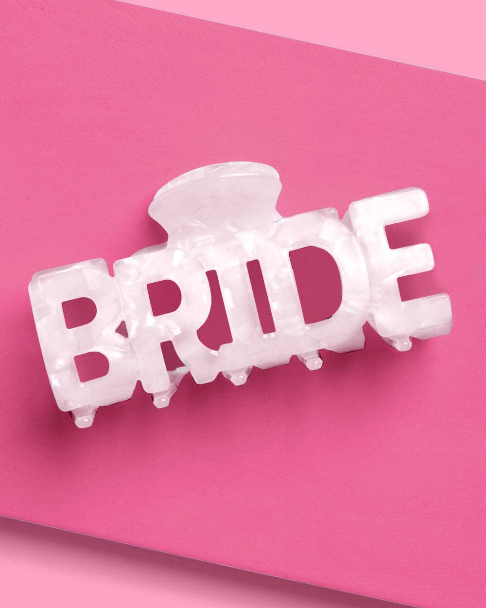 Bride Word Claw Clip