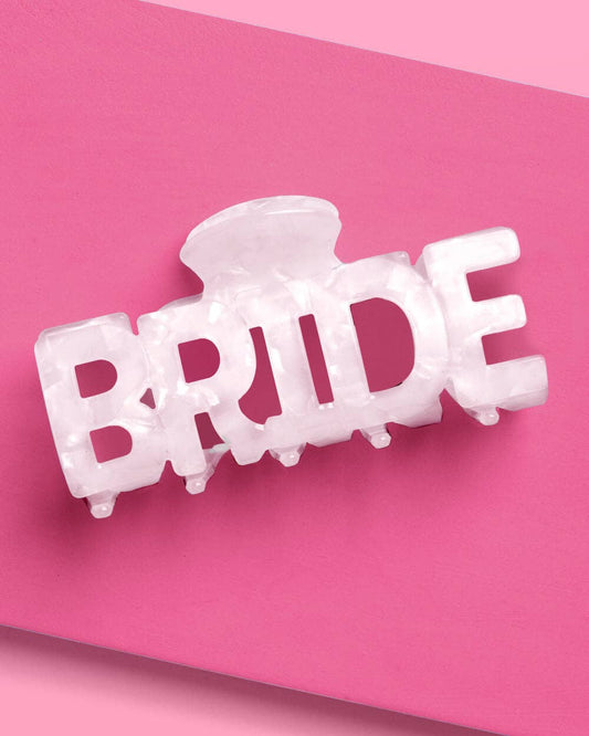 Bride Word Claw Clip