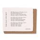 The Day We Met: Plantable Wildflower Card