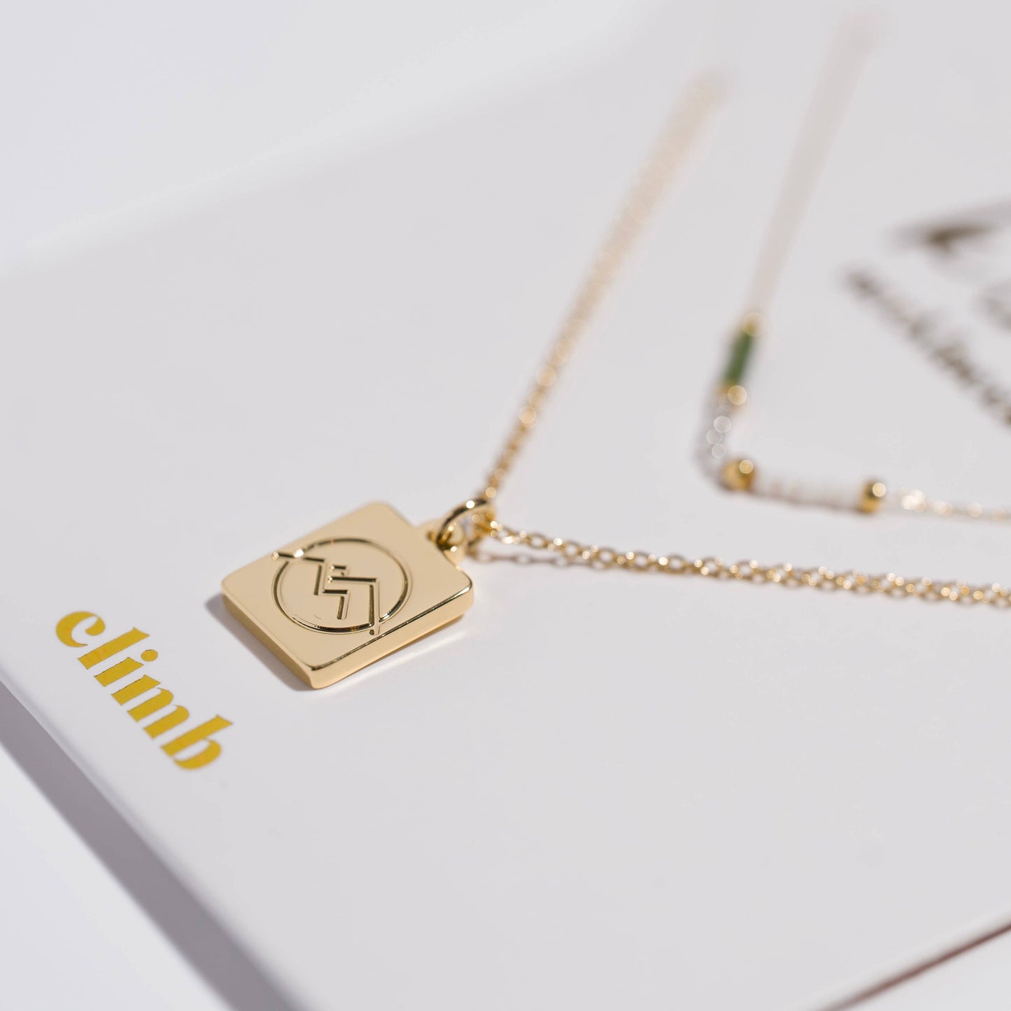 "Climb" Gold Mountain Necklace Set