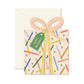 Birthday Gift Star Candles Die-cut Card