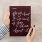 Pray About It Journal