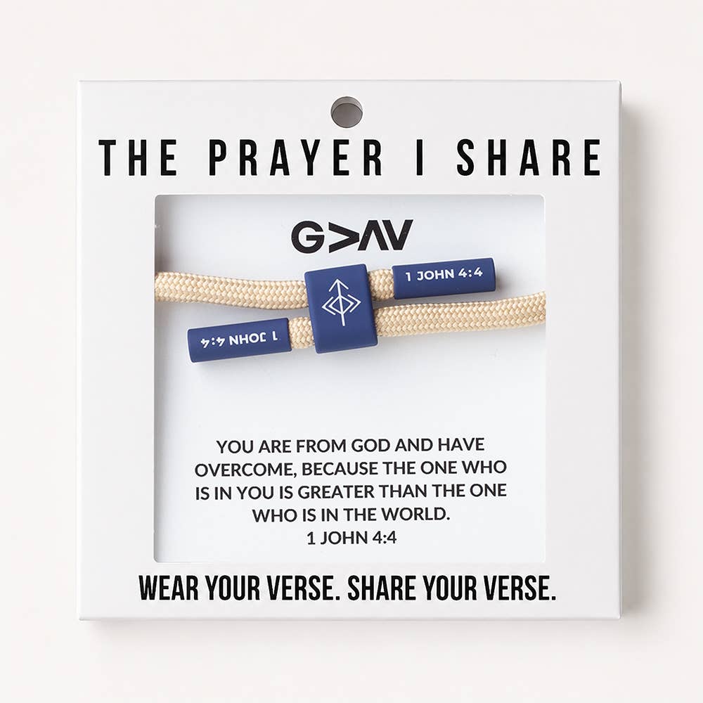 G>ΛV Bible Verse Cord Bracelet