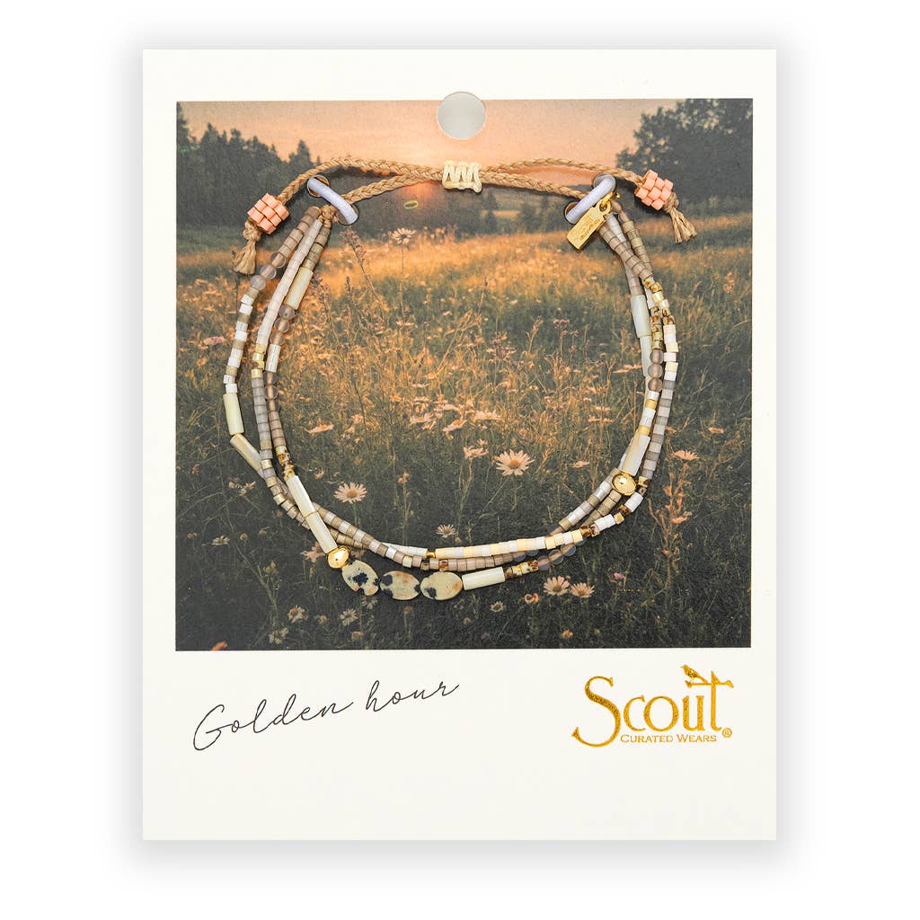 Joy/Dalmatian Jasper/Gold Bracelet
