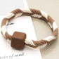 Two Tone Braided Hair Tie (5pcs)
