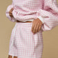 Gingham Lounge Set