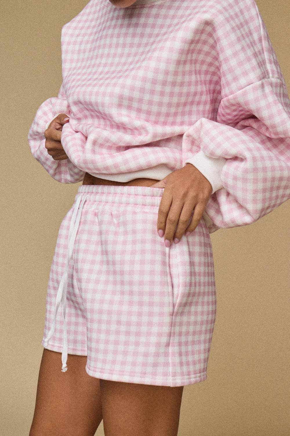 Gingham Lounge Set
