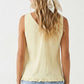 Ruffle Detail Shirt Tank Top