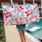 USA Flag & Bows Towel