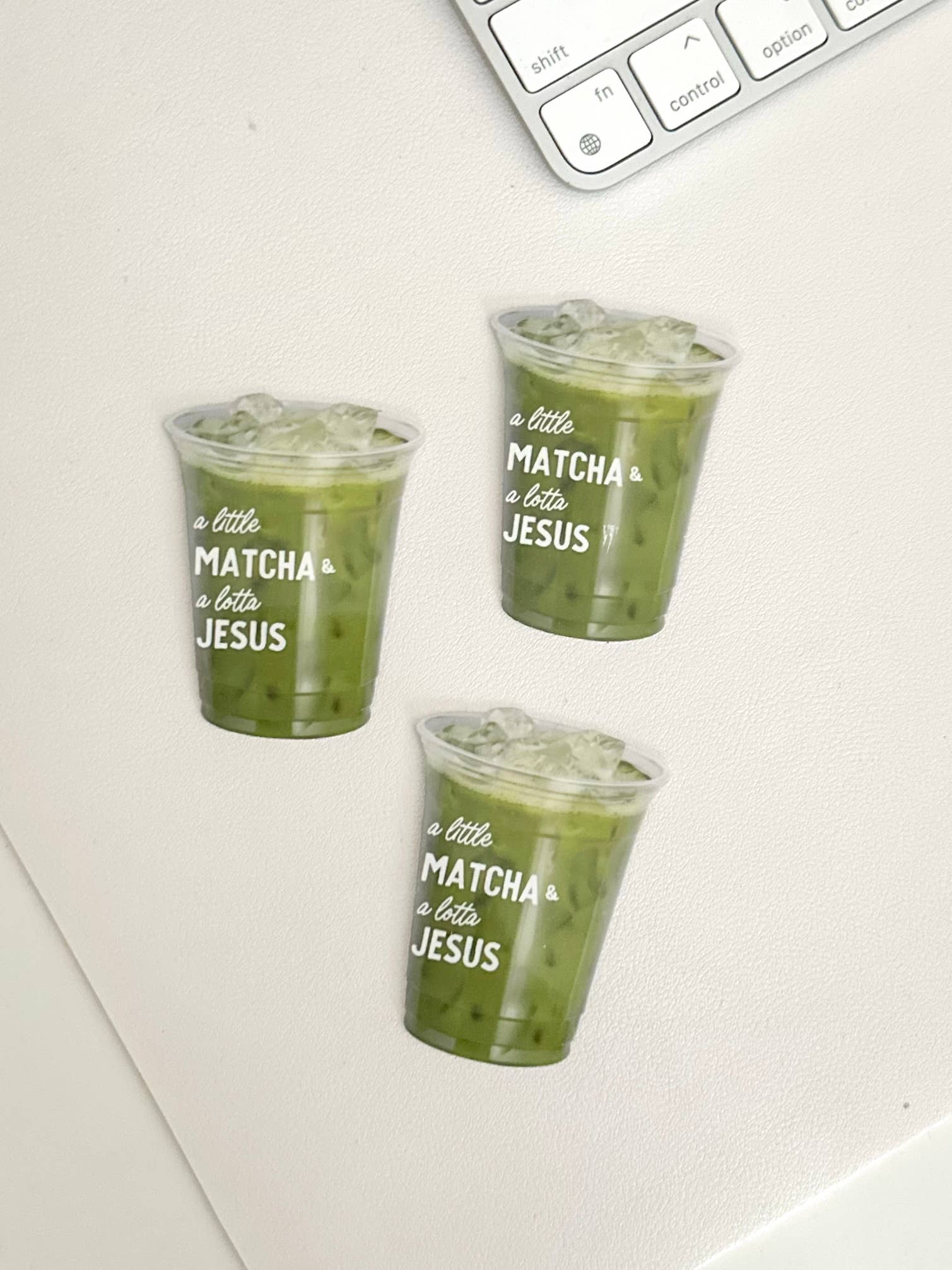 A little matcha and a lotta Jesus Sticker - Purpose + Passion Boutique