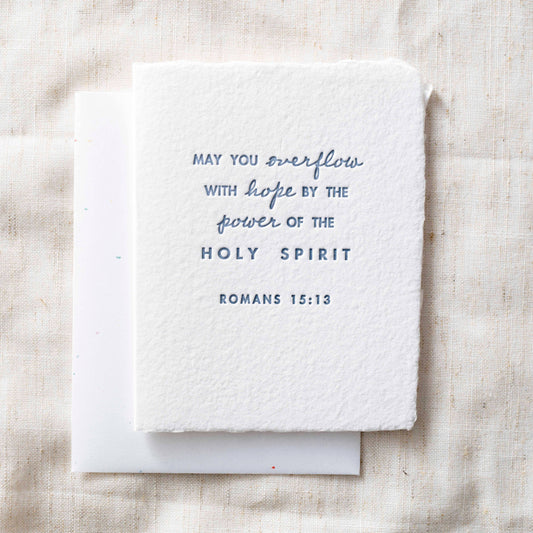 Overflow with Hope Greeting Card