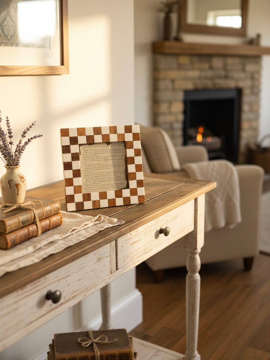 Checkered Photo Frame 5x5