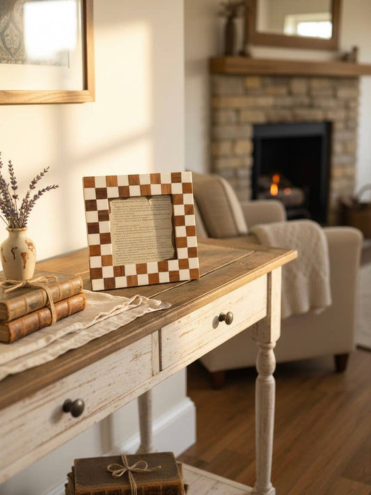 Checkered Photo Frame 5x5