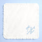 Something Blue Embroidered Handkerchief