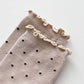 Edge Cuffs Polka Dot Stacked Socks