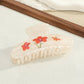 Floral Print Hair Clips