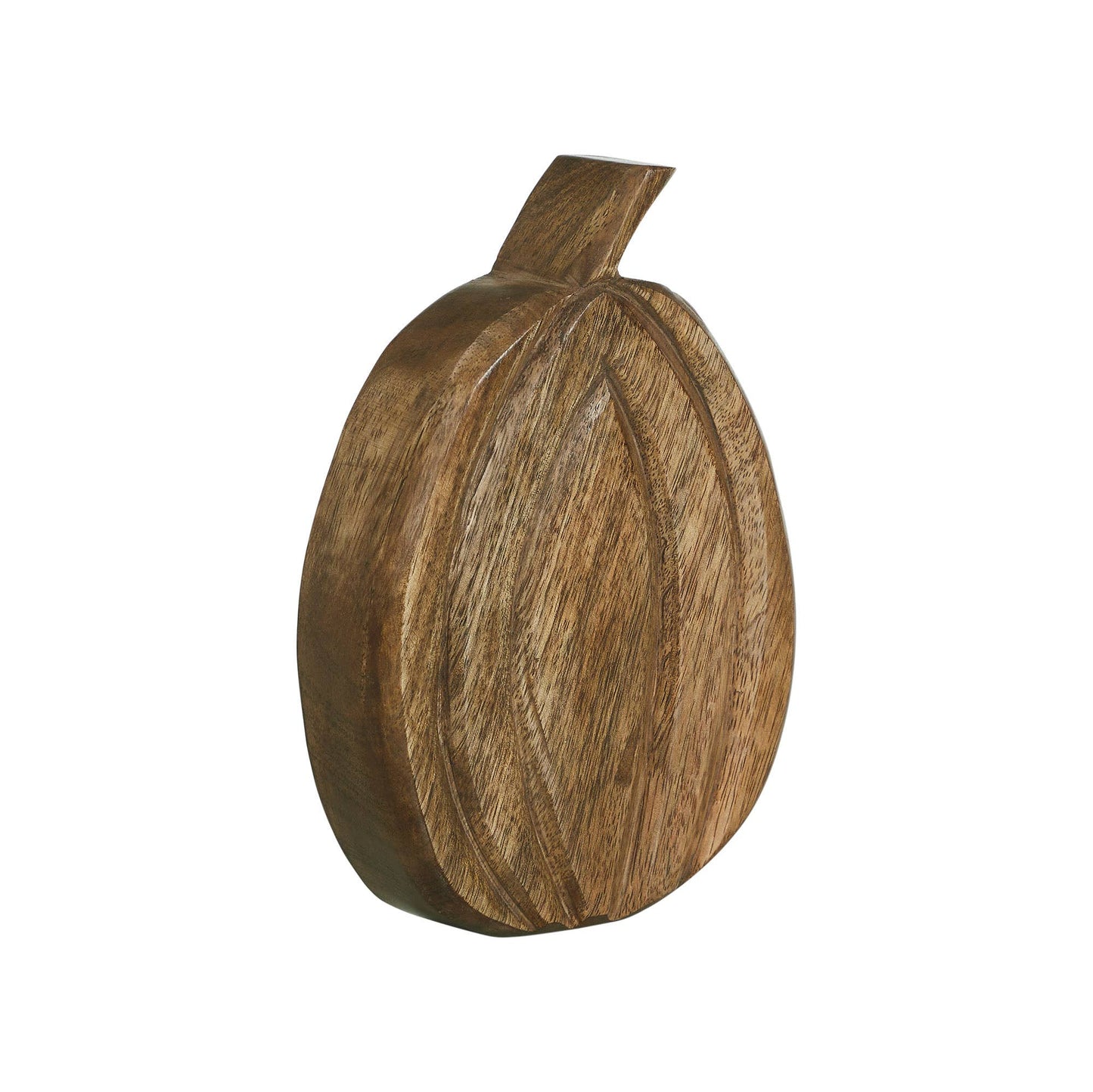 8" Walnut Wood Pumpkin