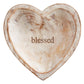Wood Heart - Blessed