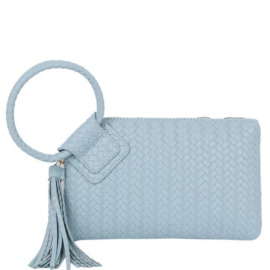 Woven Fringe Wristlet