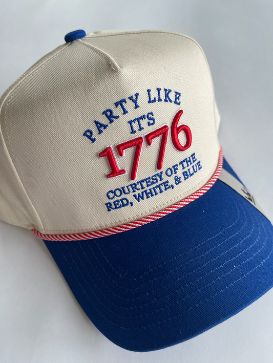 PARTY LIKE IT'S 1776 Vintage Trucker Hat