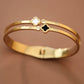 18K Gold PVD Plated Waterproof Stainless Steel Bangle
